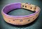 Dog Collar with beads, all handmade product 1